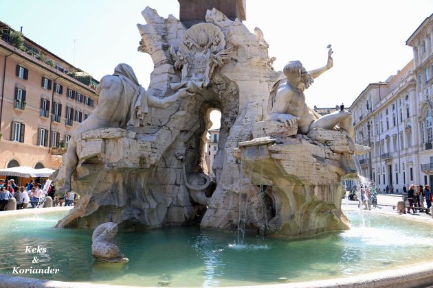 Rom Italien Piazza Navona Fontana dei Fiumi